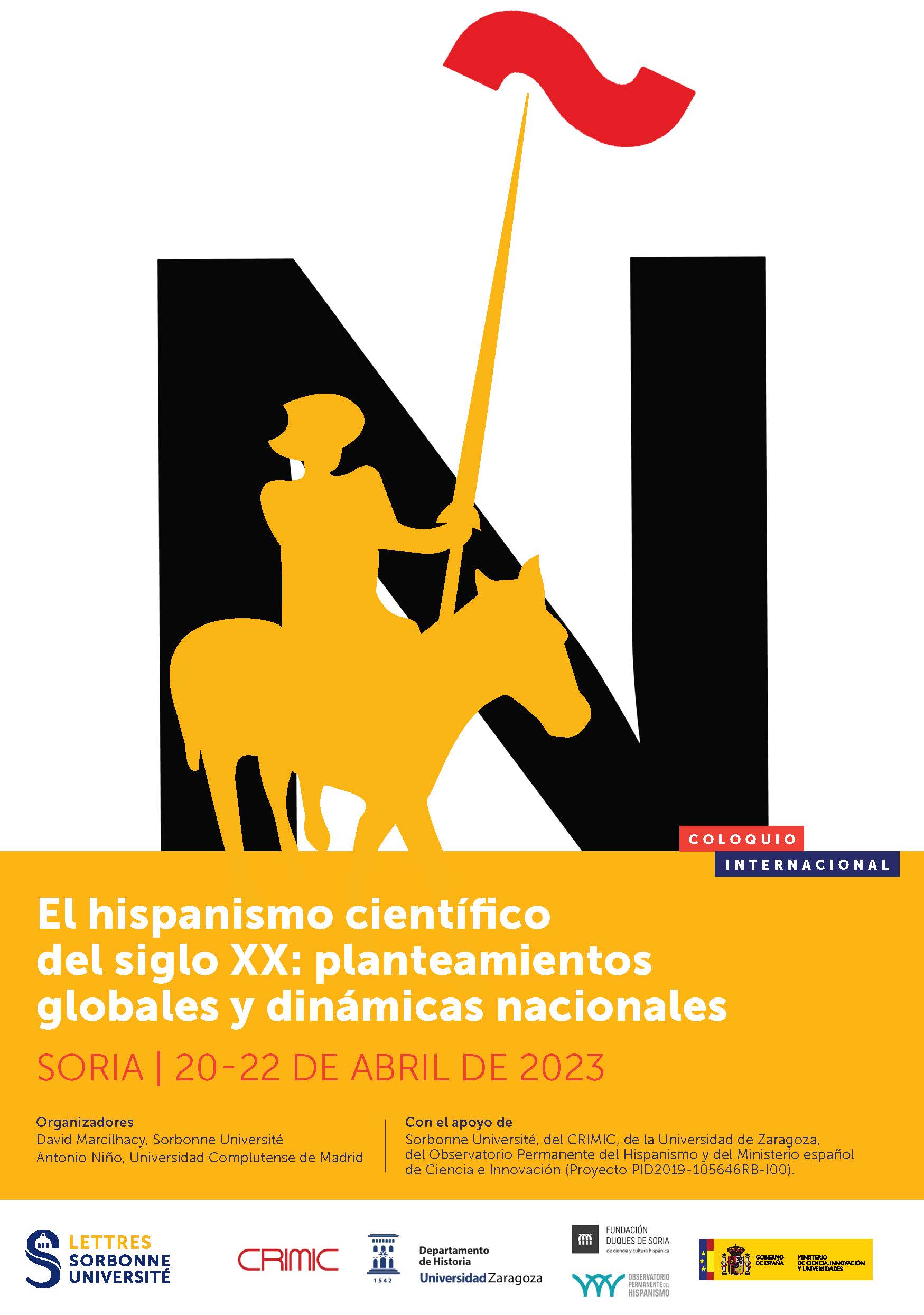 Coloquio Internacional: El hispanismo científico del siglo XX: planteamientos globales y dinámicas nacionales - 20-22.04.2023
